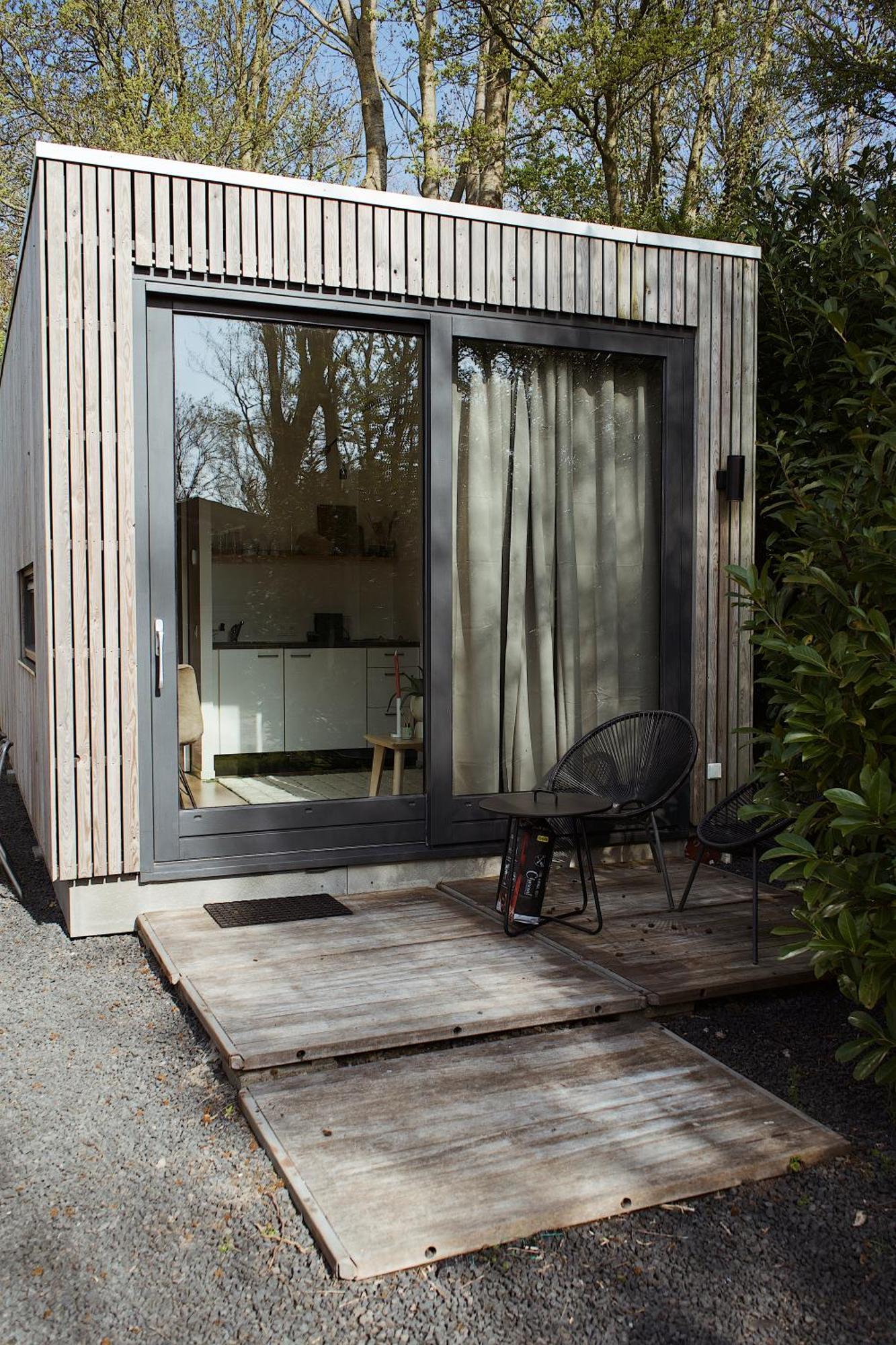 Modern Tiny House Op Rustig Watersportpark Holiday home